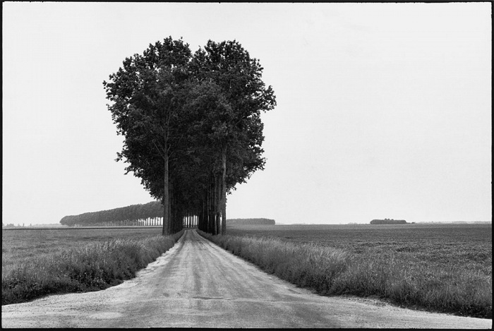 Henri Cartier-Bresson, Brie, France, 1968.  Henri Cartier-Bresson / Magnum Photos