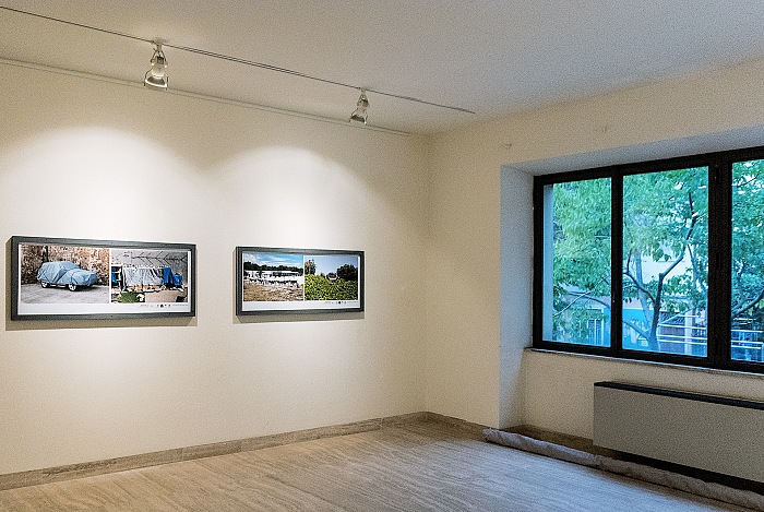 Durante la visita alla mostra generale di Menotrentuno 2016 presso il Masedu  Museo di Arte Contemporanea di Sassari.  FPmag.