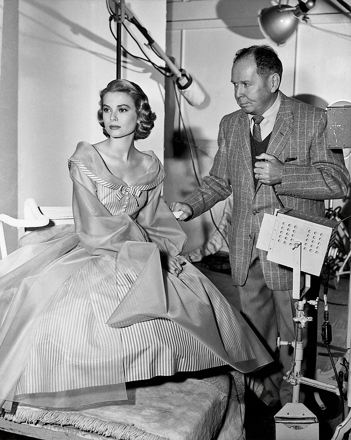 Grace Kelly and Clarence Sinclair Bull at Metro-Goldwyn-Mayer Studios, Culver City, by Virgil Apger, 1956  John Kobal Foundation