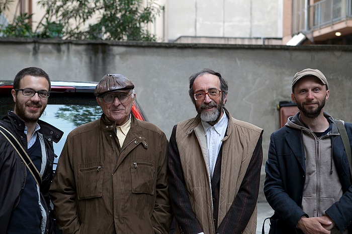 Da sinistra: Michele Tarantini, Nino Migliori, Pio Tarantini e Roberto Toja.  Giacomo Nuzzo.