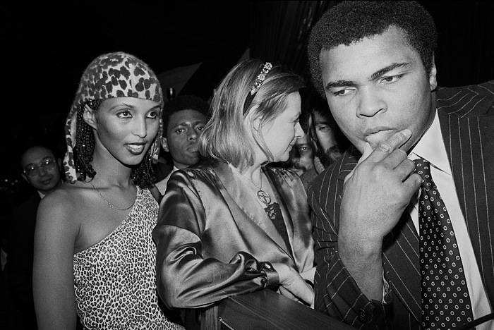 Donna Ferrato, Mohammad Ali al Roseland Ballroom. New York, 1980.  Donna Ferrato