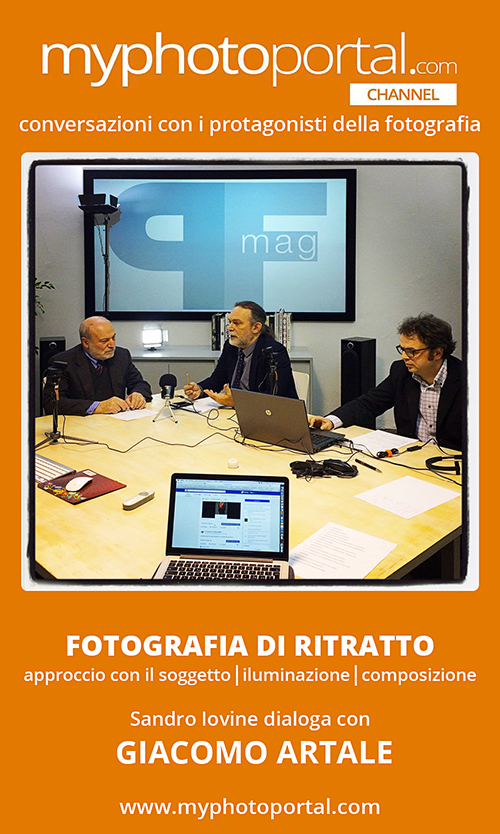 Giacomo Artale intervistato da Sandro Iovine nella redazione di FPmag a Milano - Myphotoportal Channel diretta video #3