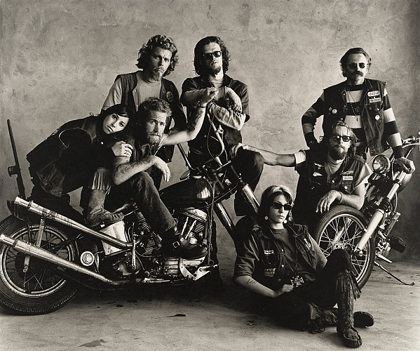 Irving Penn, Hell,s Angels, San Francisco, 1967.  The Irving Penn Foundation