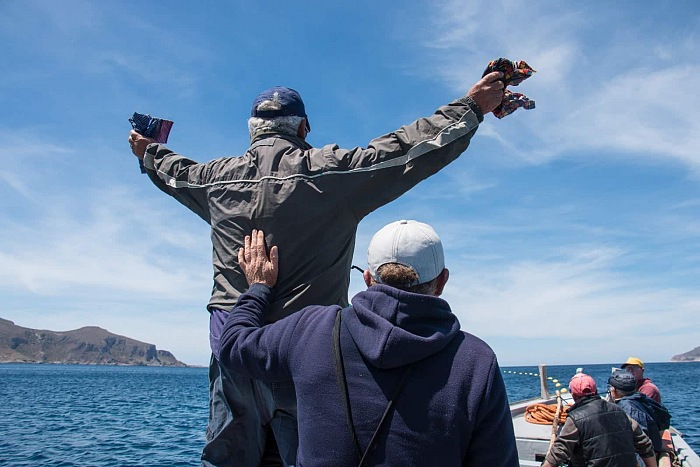 Laura Croc, dalla mostra Il ritorno della tonnara a Favignana: il lavoro dell'uomo tra terra e mare.  Laura Croc.