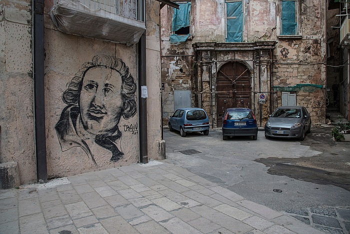 Pio Tarantini, Per le vie della citt vecchia, Taranto.  Pio Tarantini.