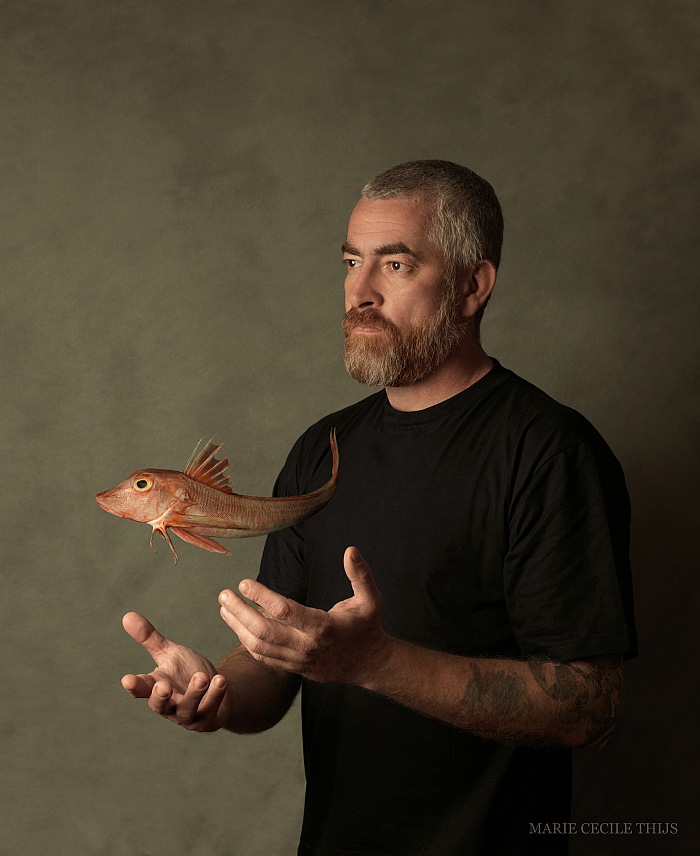 Marie Ccile Thijs, Portrait of Alex Atala.  Marie Ccile Thijs