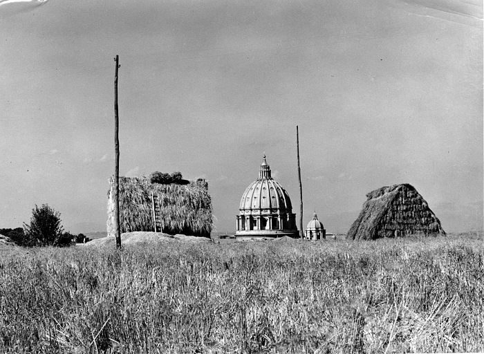 George Everard Kidder Smith, Dome of St Peters Basilica, Gelatine silver print, 1954.  George Everard Kidder Smith / RIBA Collections