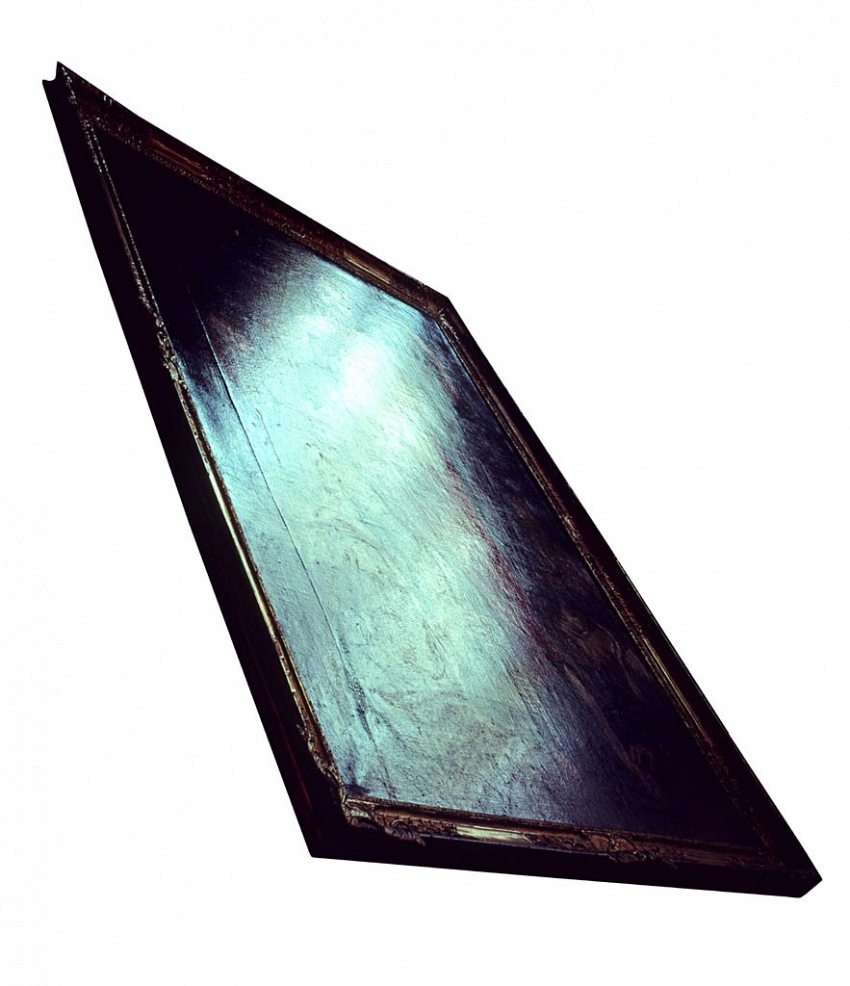Silvio Wolf, Icona di Luce N12, 2008, 170x90x4cm, C-print, smalti, laminati espansi sagomanti.  Silvio Wolf.