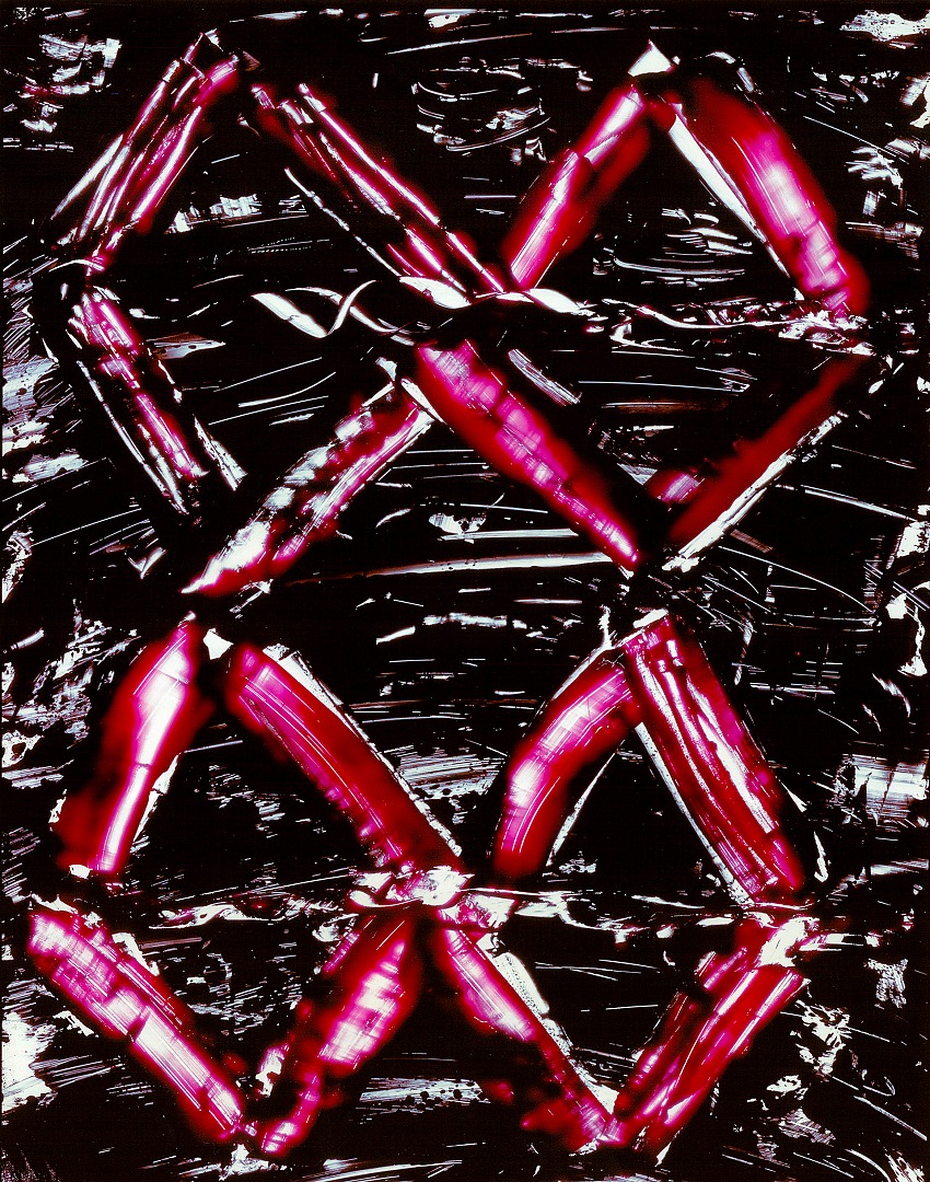 Jack Sal, No Title #3, 1985, cibachrome made from an acrylic on plexiglass.  Jack Sal.