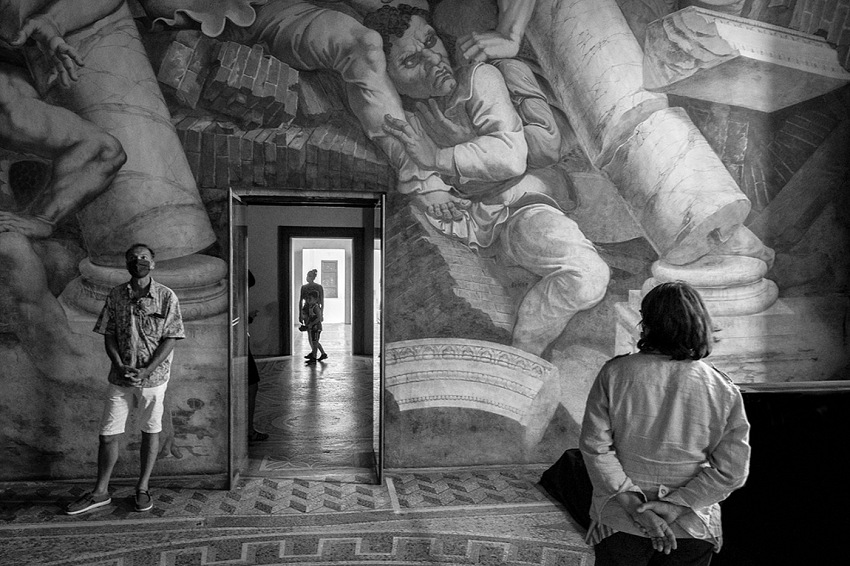 Francesco Mezzina, Camera dei Giganti, Palazzo Te, Mantova.  Francesco Mezzina.