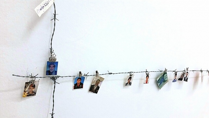 Francesco Giusti, The Rescue, 2015, Site specific AmyD Arte Spazio.  Courtesy Amy-D Arte Spazio.