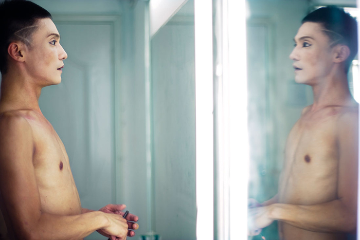 Tomoko Kikuchi, Guimei at the mirror, Chongqing, 2011. Dalla serie I and I.