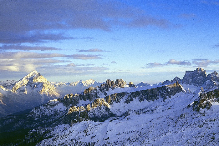 Mario De Biasi, Dal rifugio Lagazuoi tra Cortina e Val Badia, anni '80, dalla mostra I fotografi veneti del Novecento.  Mario De Biasi.