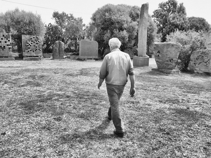 Vittorio Cannas, dalla mostra Pinuccio, il viaggio della Pietra.  Vittorio Cannas.