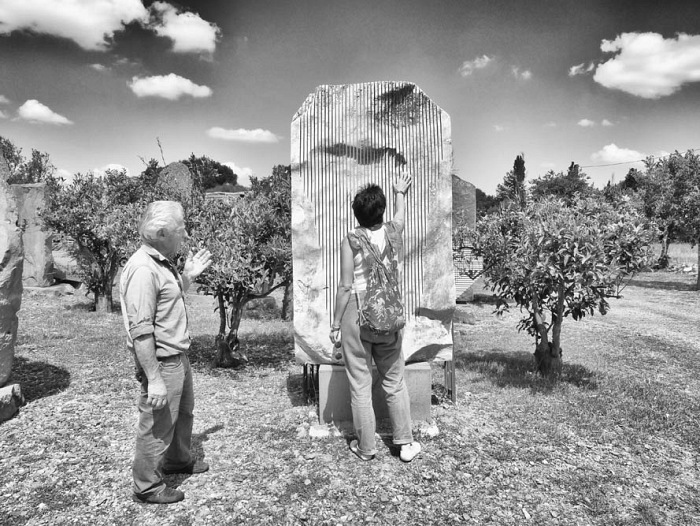Vittorio Cannas, dalla mostra Pinuccio, il viaggio della Pietra.  Vittorio Cannas.