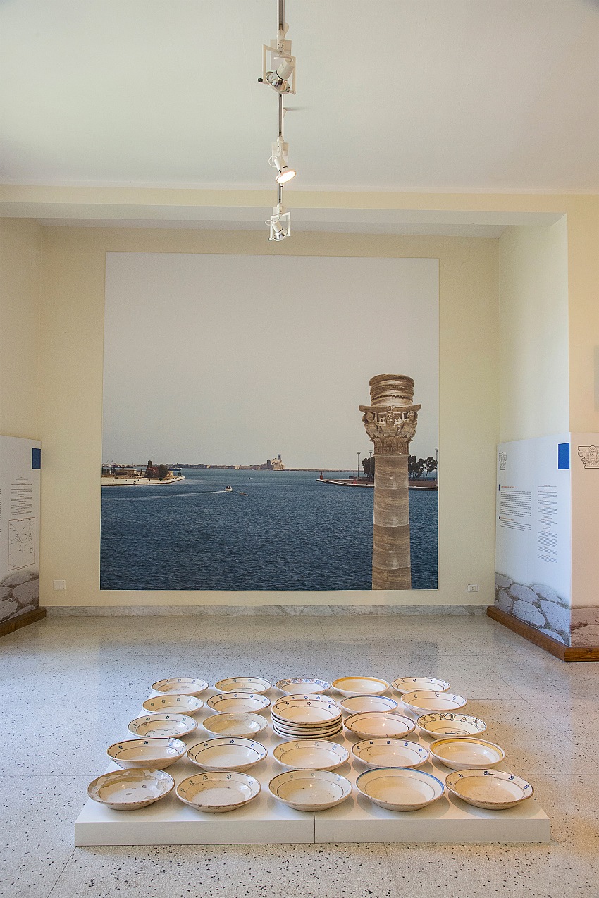 Pio Tarantini, Un interno del Museo Provinciale, Brindisi.  Pio Tarantini.