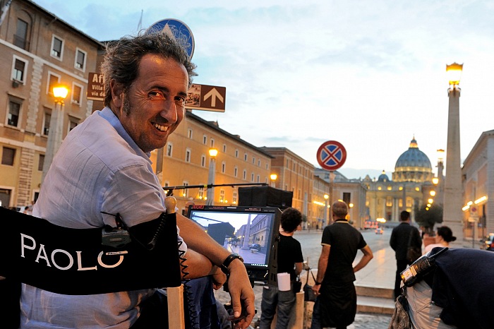 Gianni Fiorito, dal set di The Young Pope di Paolo Sorrentino, 2016. Nella foto Paolo Sorrentino.  Gianni Fiorito -  WILDSIDE / Sky Italia