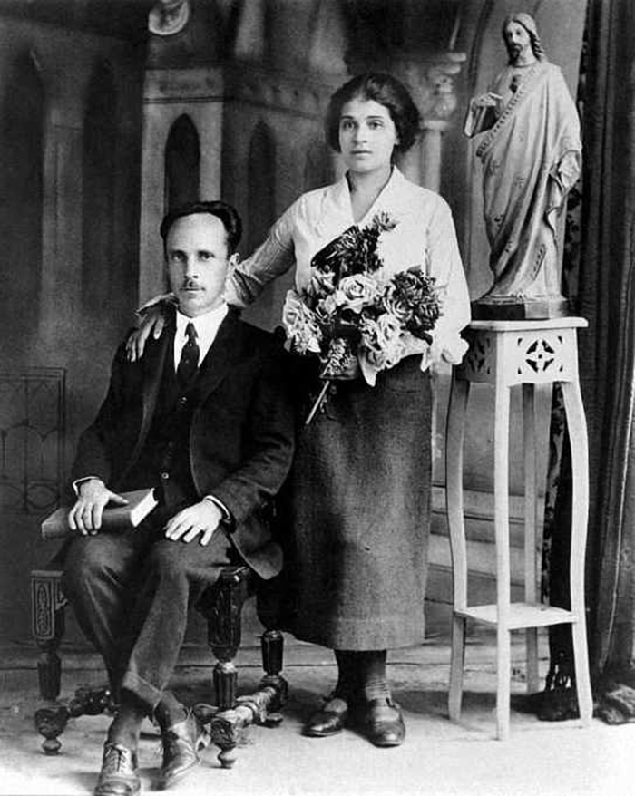 Tina Modotti ed Edward Weston nellanniversario dellarrivo in Messico, Mxico D.F. agosto 1924. Courtesy Galerie Bilderwelt/Reinhard Schultz