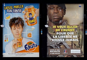 Advertisement Fanta and Opération Sentinelle. Perpignan, september, 4th 2016. © FPmag.