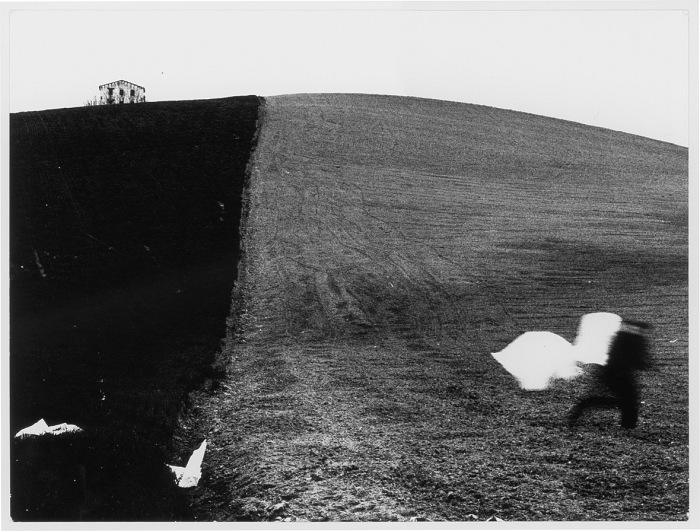 Mario Giacomelli, da Presa di coscienza sulla natura, 1977-2000 La campagna marchigiana. © Simone Giacomelli.
