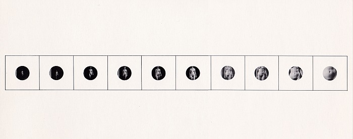 Da Schematic Drawing for Muybridge II, 1964 / Sol Lewitt 7/69', il contributo di LeWitt a Artists & Photographs, una scatola di multipli creata da artisti contemporanei nel 1970