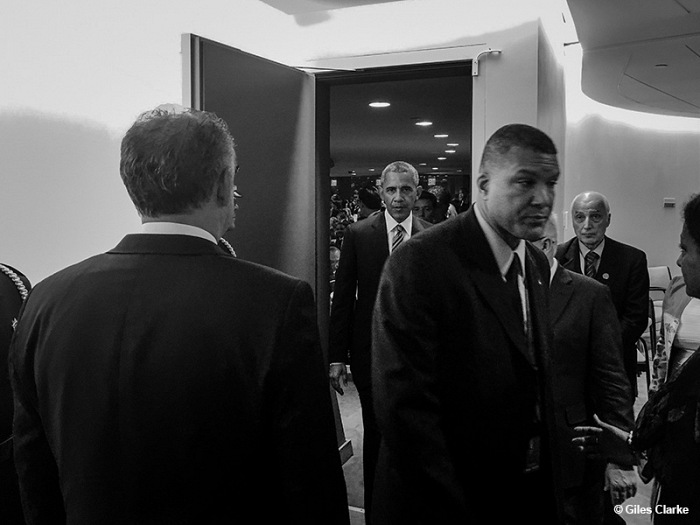Giles Clarke (USA), President Obama at the United Nation HQ. © Giles Clarke