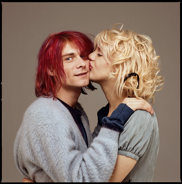 Michael Lavine, Kurt Cobain e Courtney Love. © Michael Lavine