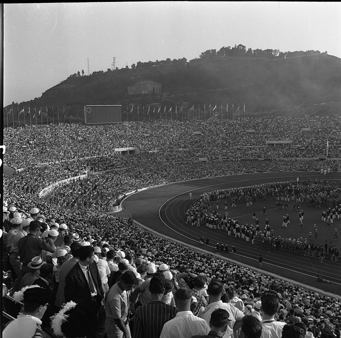 Roma, Olimpiadi 1960: La cerimonia inaugurale. Courtesy Archivio ANSA