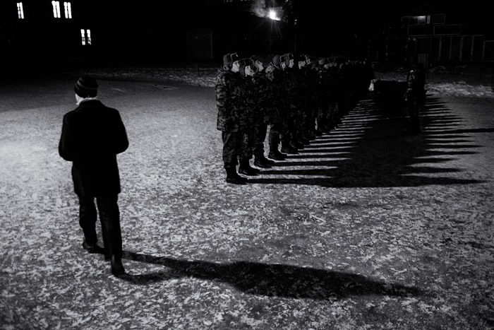 At night, after serving dinner at the canteen, roll call is done for those who attend the military Academy inside the community. A strict physical, moral and intellectual discipline is required. No education is to be considered complete if it doesnt include this element. From the serie Isle of Salvation by Francesco Comello, winner of World.Report Award 2016, Spot Light Award category.  Francesco Comello.