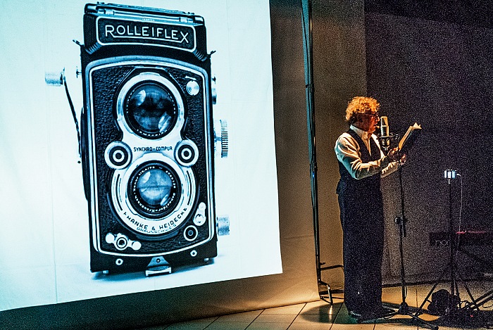 Roberto Carlone durante in Gli occhi di Vivian Maier ad Arezzo nell'ambito di Arezzo&Fotografia. © Stefania Biamonti/FPmag.