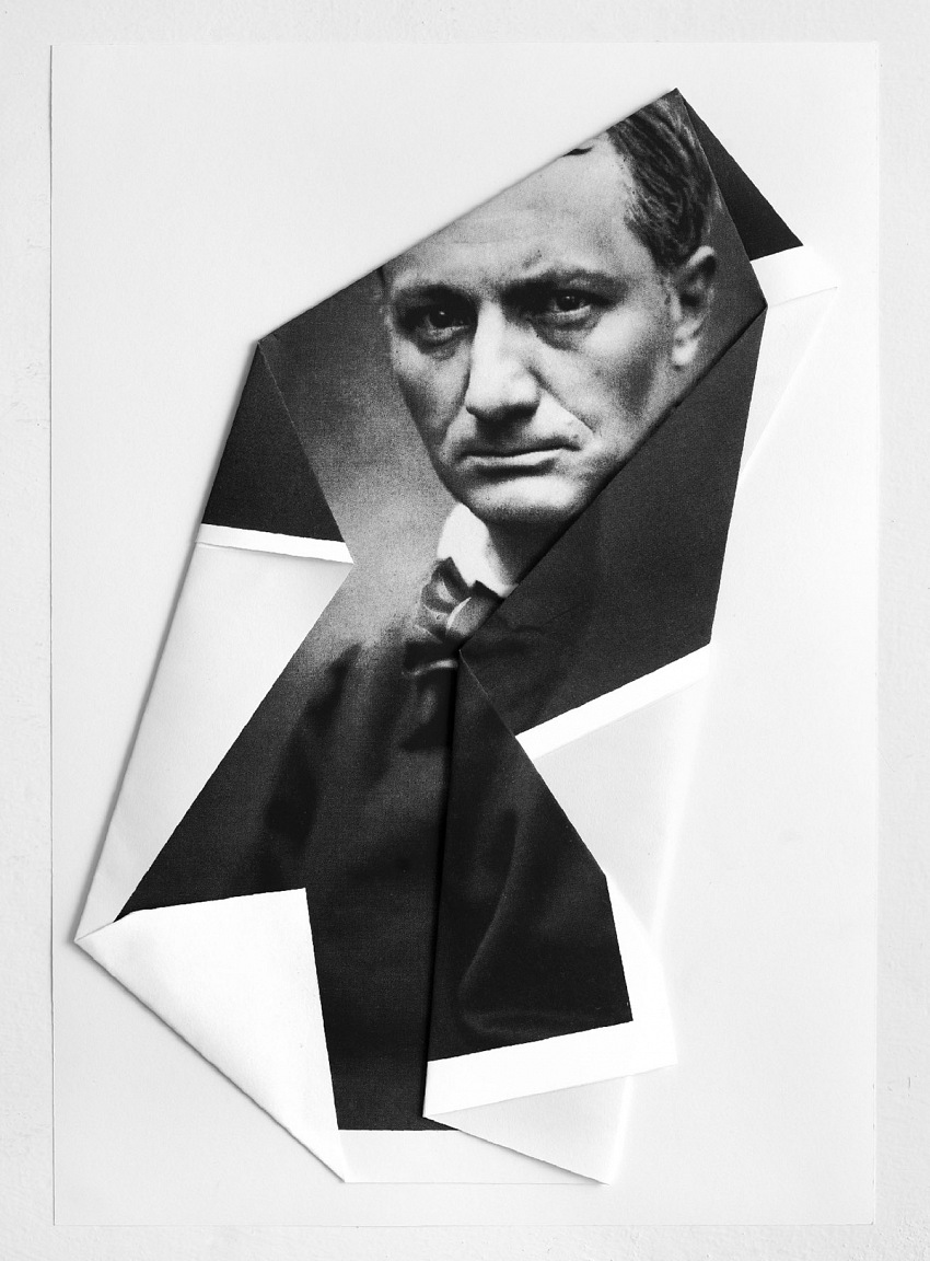 Mario Cresci, Baudelaire, 2013. © Mario Cresci